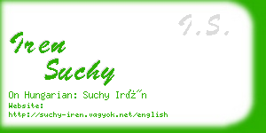 iren suchy business card